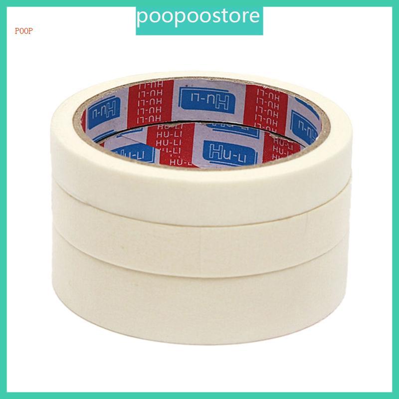 POOP Masking Tape Painters Tape No-Residue สําหรับจิตรกรรมทําความสะอาด Packing Craft Art