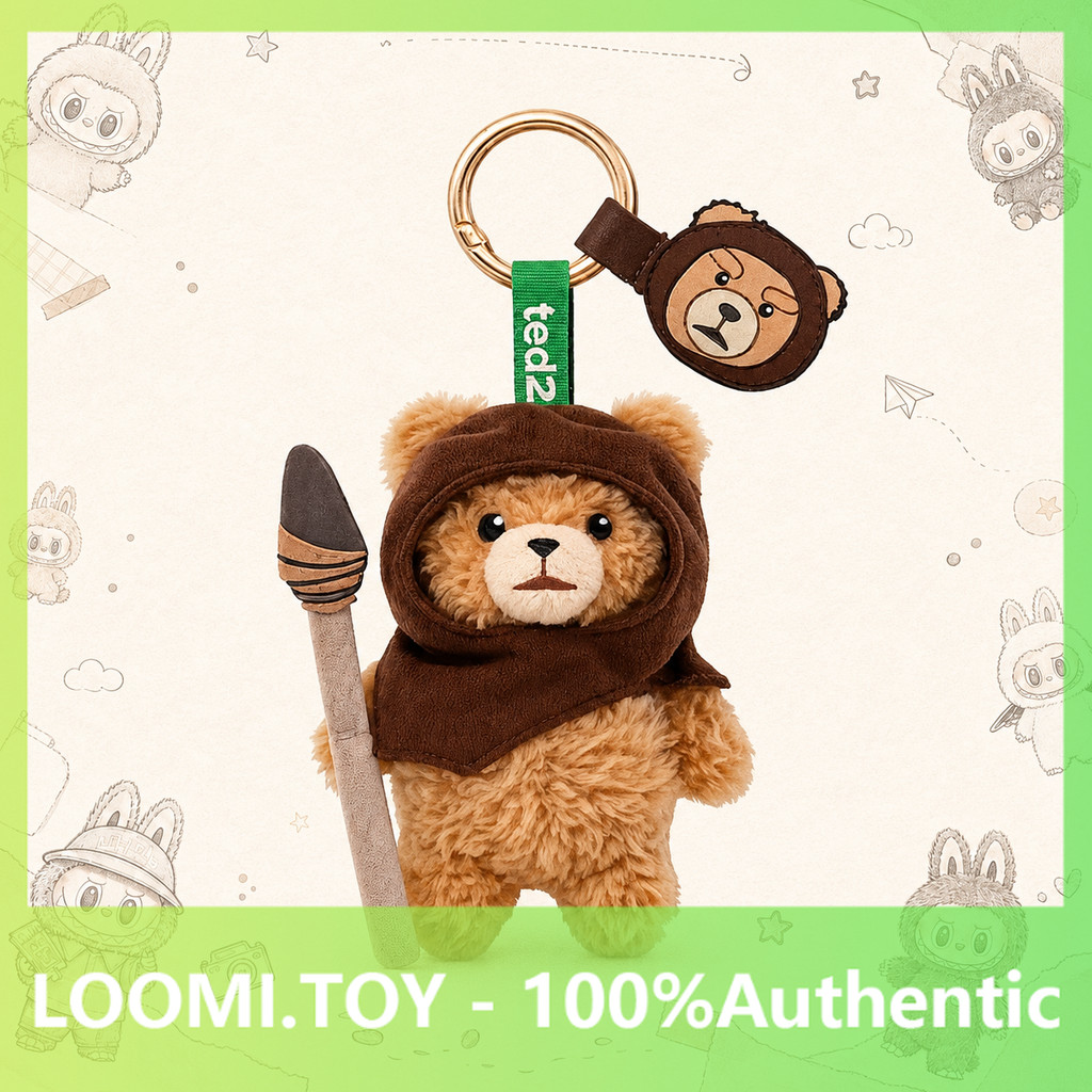 [secret] POPMART GONGMING! <Ted2 > Baby Ted จี้ตุ๊กตาเคลื่อนย้ายได้กล่องลึกลับอินเทรนด์เล่นเครื่องปร