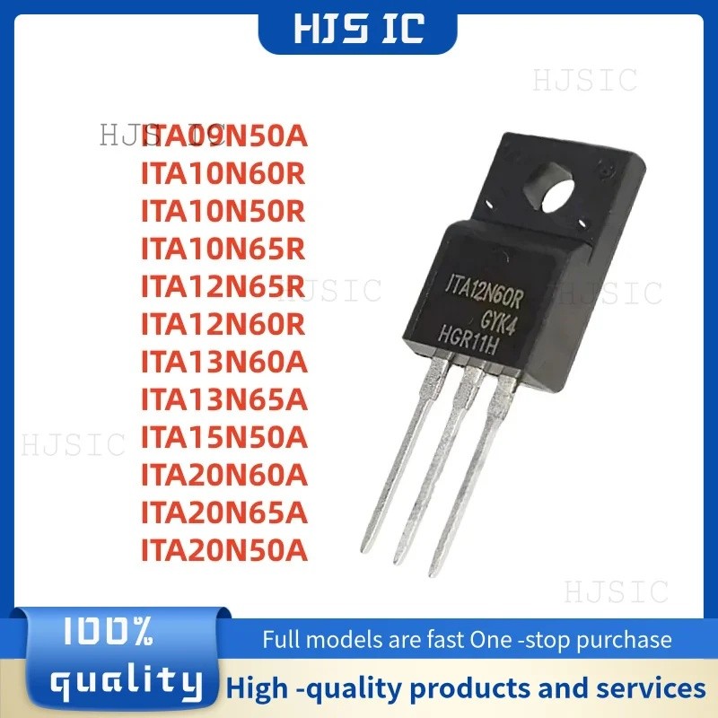 5PCS ITA09N50A ITA10N60R ITA10N50R ITA10N65R ITA12N65R ITA12N60R ITALA13N65A ทรานซิสเตอร์ ITA20N50A2