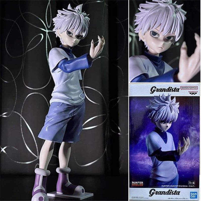 【พร้อมส่ง】killua figure Banpresto Killua Zoldyck ฟิกเกอร์คิรัวร์ Grandista Figure คิรัว โซลดิกซ์ ฮัน