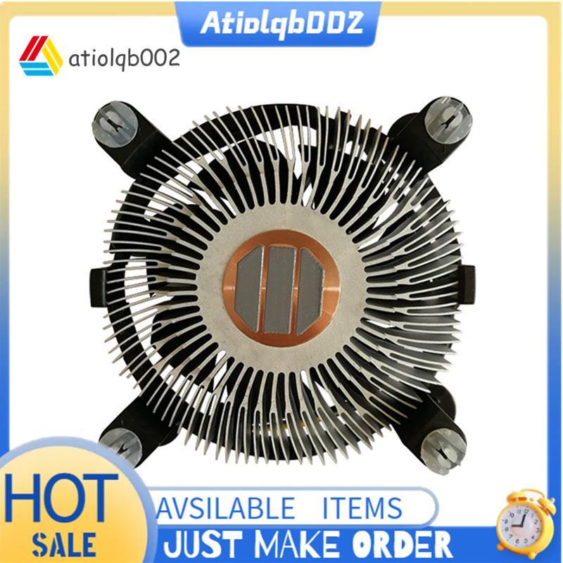 พัดลมระบายความร้อน CPU ขั้วต่อ 4 พิน CPU Cooler พร้อมฮีทซิงค์ทองแดงสําหรับ I3/I5/I7 ซ็อกเก็ต 1150/11