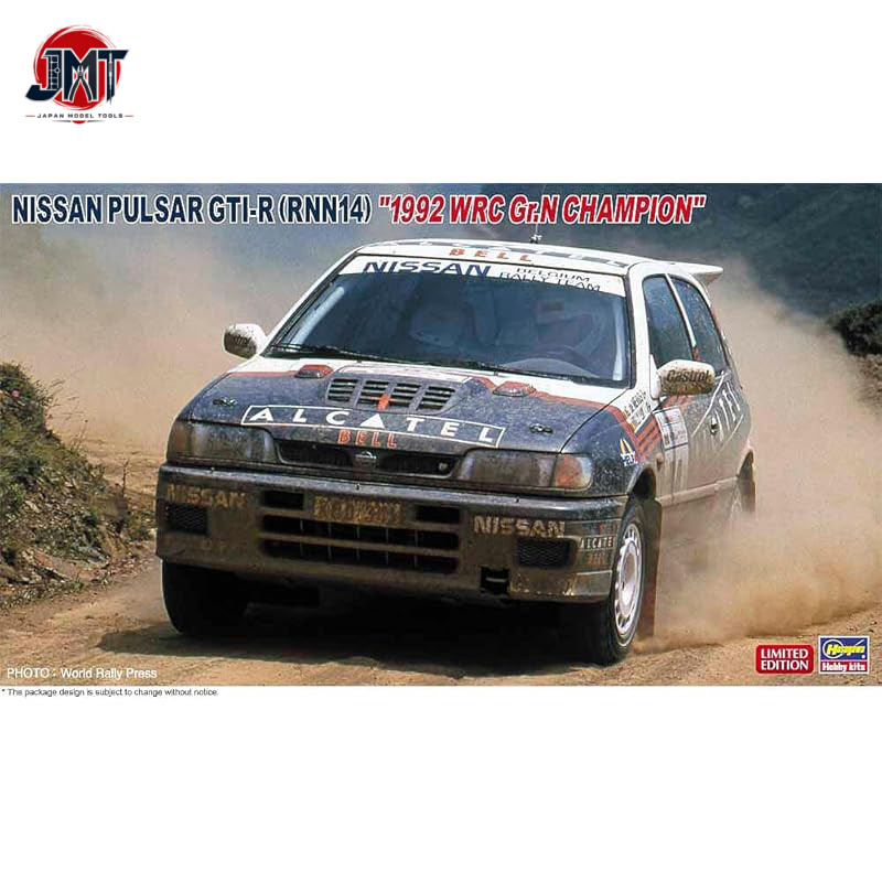 Hasegawa 1/24 Nissan Pulsar GTI-R (RNN14) 1992 WRC Gr.N Champion Model Kit 20676