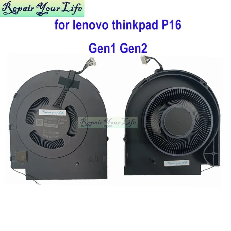 * GPU Cooling Cooler พัดลมสําหรับ Lenovo Thinkpad P16 Gen 1 Gen2 G2 G1 โน้ตบุ๊ค VGA หม้อน้ํา MG85101