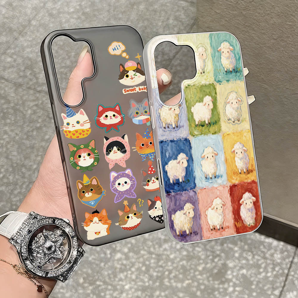เคสมือถือ for Samsung A56 A55 A07 A05S A35 A16 A17 A15 A36 S24 S25 A54 A06 A34 S23 A53 A57 A26 A37 S26 Ultra น้ำค้างแข็ง