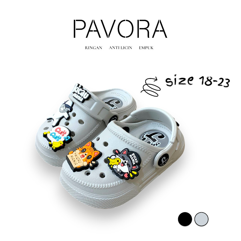 PAVORA รองเท้าแตะ Kicau Mania Squeaky Sound Baim รองเท้าแตะสําหรับชาย Jibbitz ตัวการ์ตูน Viral ขนาด 