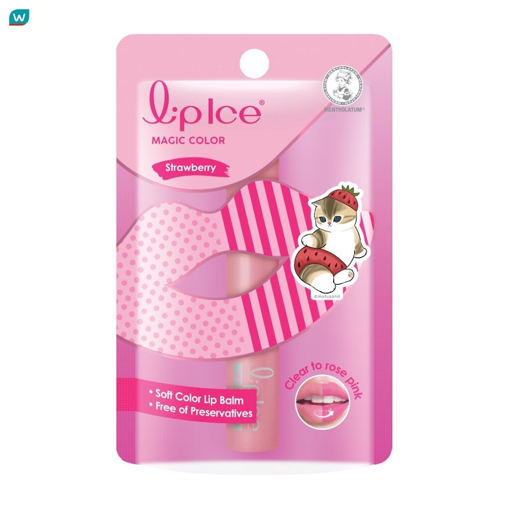 Lipice ลิปไอซ์ เมจิค คัลเลอร์ สตรอเบอร์รี่ 2 กรัม