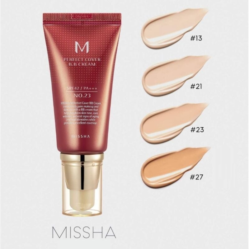 ✨Missha M Perfect Cover BB Cream Face