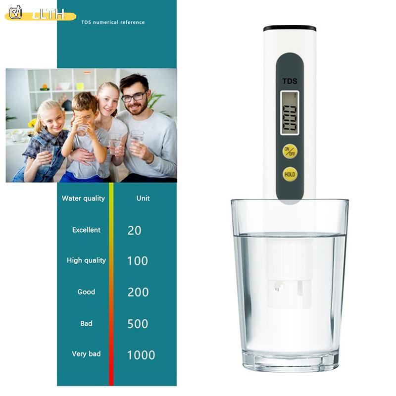 LLTH 0.01 Tds Ec PH Meter สําหรับปากกาทดสอบ PH ดิจิตอลคุณภาพน้ํา 0-14 PH Range HOT