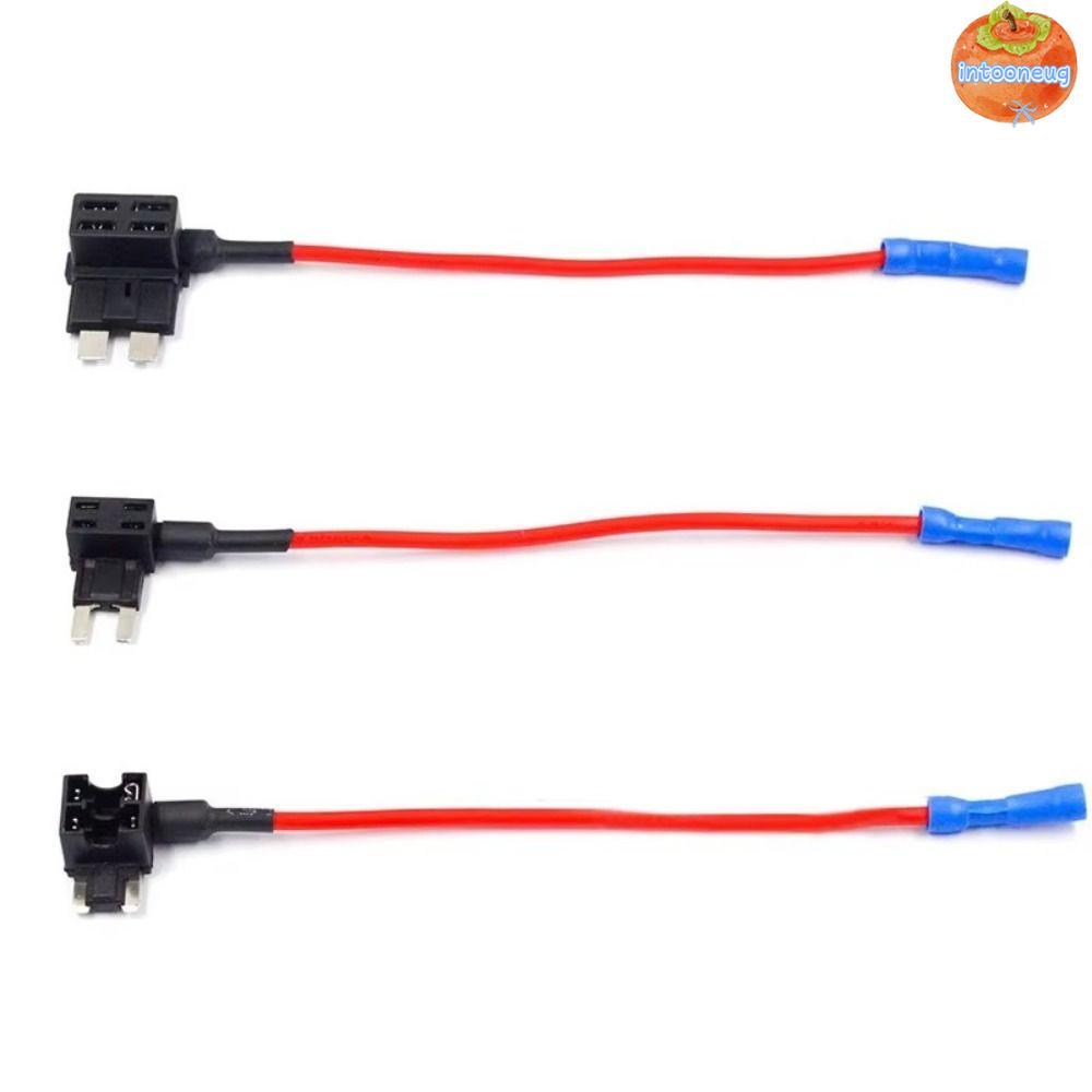 INTOO Fuse Tap Adapter, Standard 12V/24V Car Fuse Holder Tap, Mini Automotive Fuse Extender