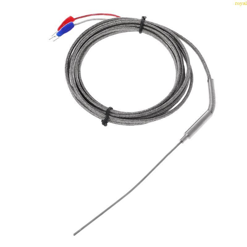 (ส่วนลดสูง)oyalking.th 2m K Type Professional Thermocouple Stainless Steel 1 5mm Probe Temperature C