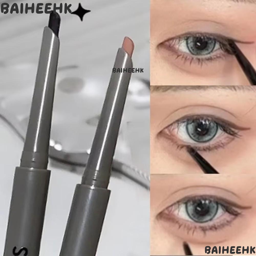 BAIHEIH Rose Red Eyeliner, Matte Long-lasting Wine Red Eyeliner, Silky Smooth Waterproof Formula Eas
