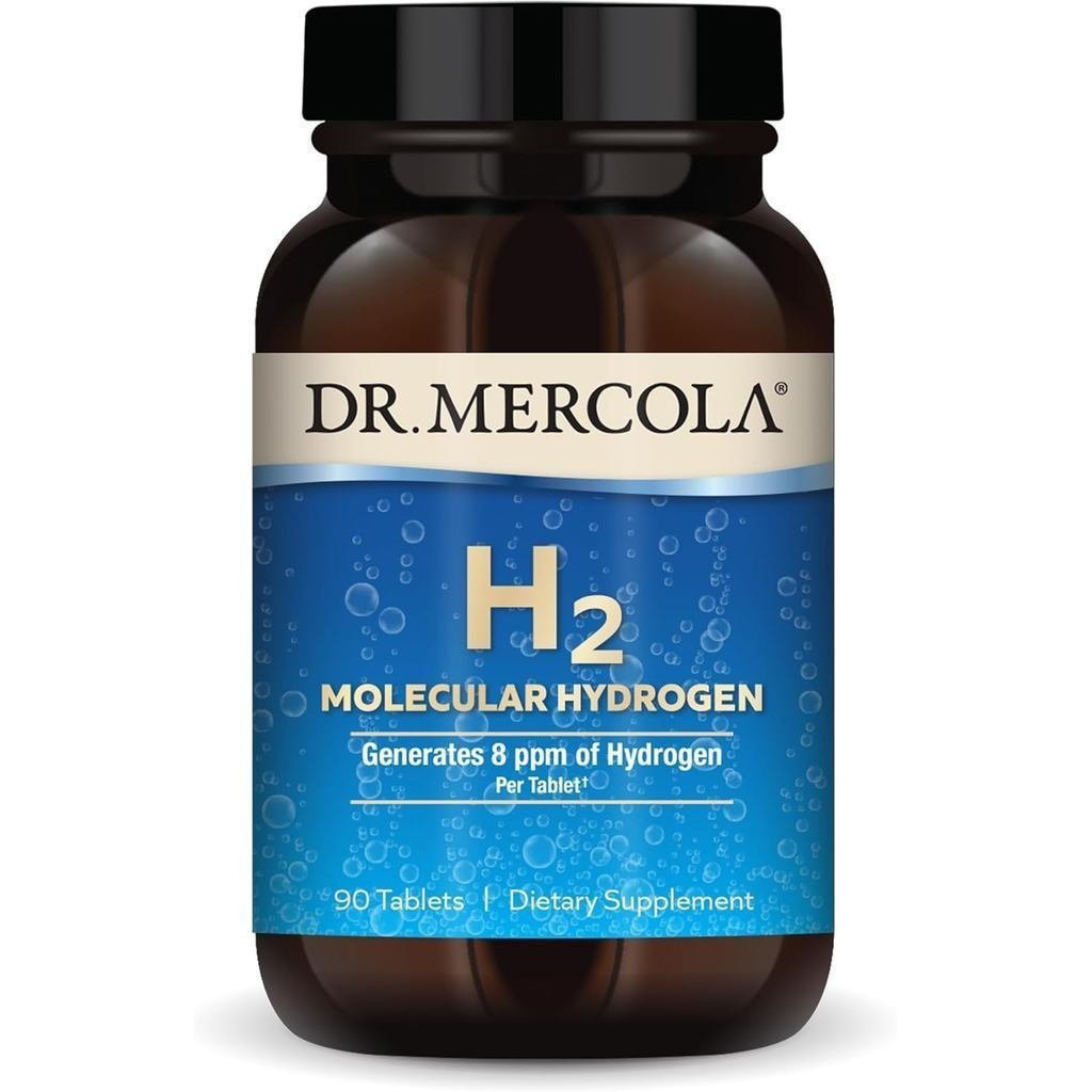 Dr.MercolaH2โมเลกุลHydrogen-รองรับHealthyAging,CellularEnergy&BrainHealth-withElemental-GMO-Free,Glu