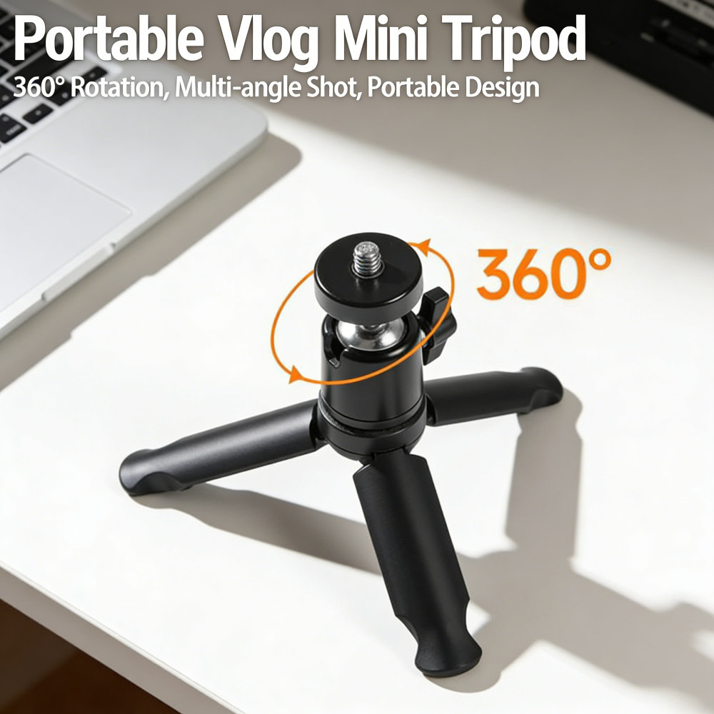 ขนาดกะทัดรัดกล้อง Vlog ขาตั้งกล้อง Mini Stabilizer Handy Gimbal Bracket แบบพกพาสําหรับ Stabilizer