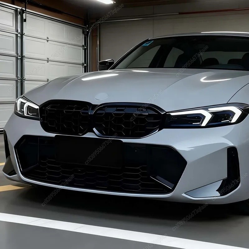 YYC8 สําหรับ BMW 3 Series G20 G21 M-Sport 320i 325i 330i M340i LCI 2022 ถึง 2024 ด้านหน้าไตเพชร Gril
