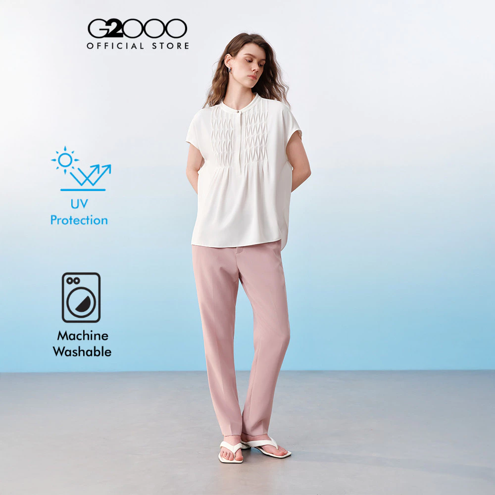 G2000 เสื้อเบลาส์สำหรับผู้หญิง ทรง Relaxed Fit รุ่น 61241437