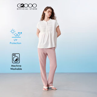 G2000 เสื้อเบลาส์สำหรับผู้หญิง ทรง Relaxed Fit รุ่น 61241437