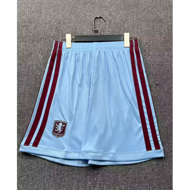 2026 2027 Aston Villa Home Blue Soccer Shorts กางเกงฟุตบอลใหม่