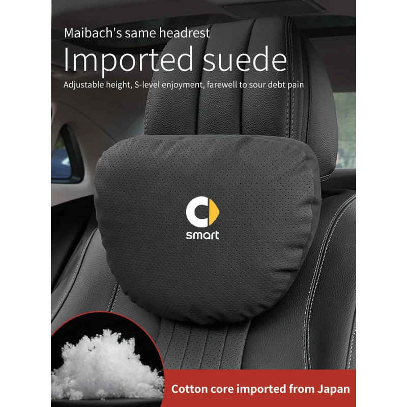 สําหรับสมาร์ท Fortwo Forfour 451 450 453 EQ Coupe Cabrio Crossblade รถ Headrest คอสนับสนุนที่นั่งเบา