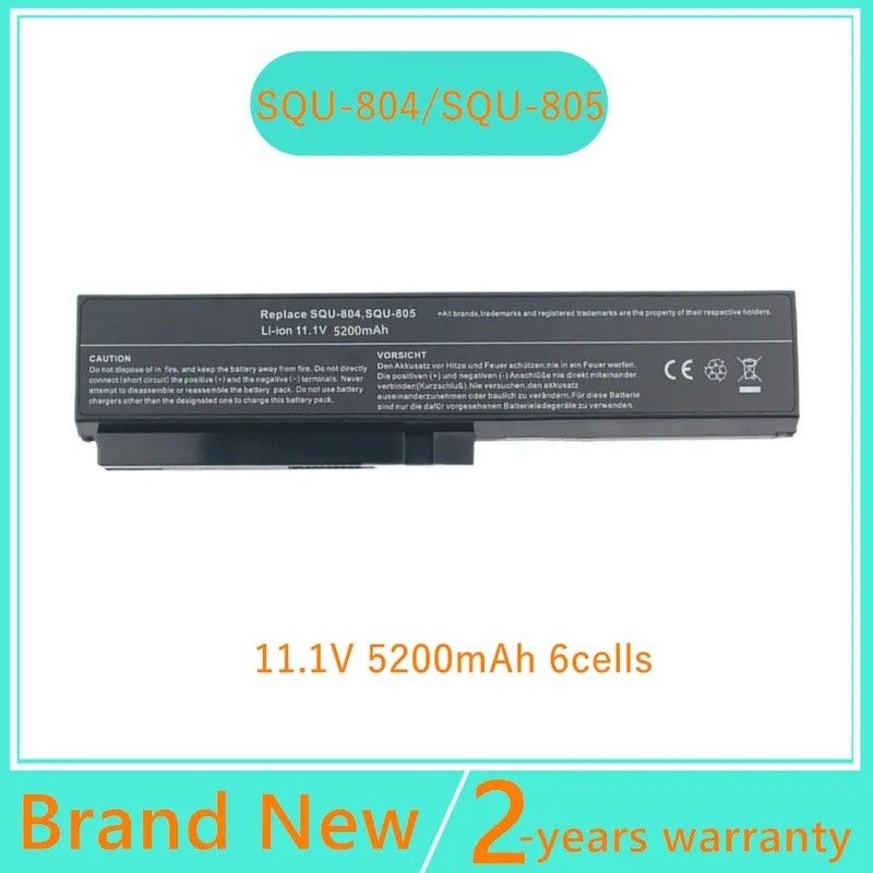 แบตเตอรี่แล็ปท็อปสําหรับ LG R410 R510 R560 R580 SQU-805 SQU-804 SW8-3S4400-B1B1 3UR18650-2-T0144 3UR
