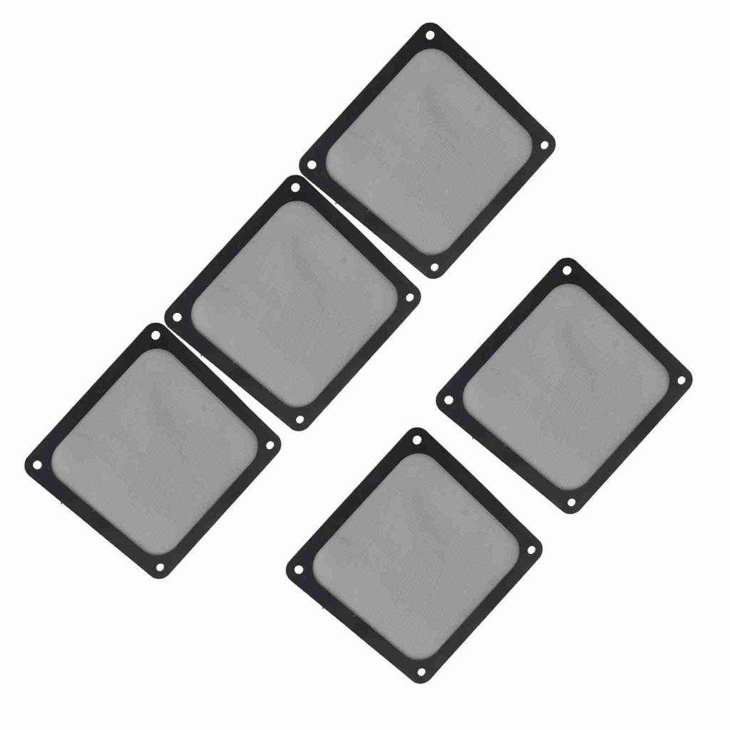 Ropa888 120x120 มม.PC ฝุ่นกรอง 5 ชิ้น PVC กรอบแม่เหล็กตาข่ายฝาครอบคอมพิวเตอร์ Cooler พัดลม