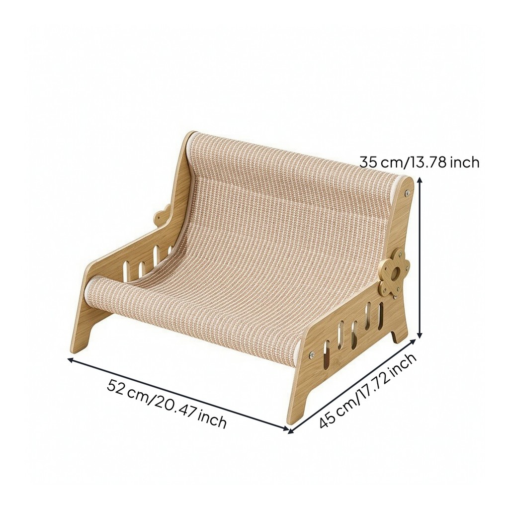 Cat Sofa Scratcher Cozy Cat Scratcher โซฟาทนทานมั่นคงสําหรับแมวห้องนั่งเล่น
