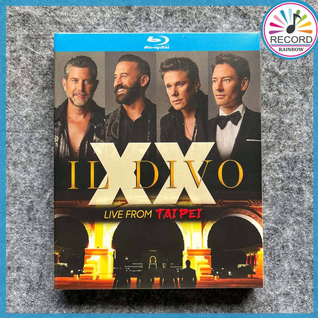 IL Divo XX Live In Taipei 2025 All Region BD Album [Sealed] Brand New BD0045 TH
