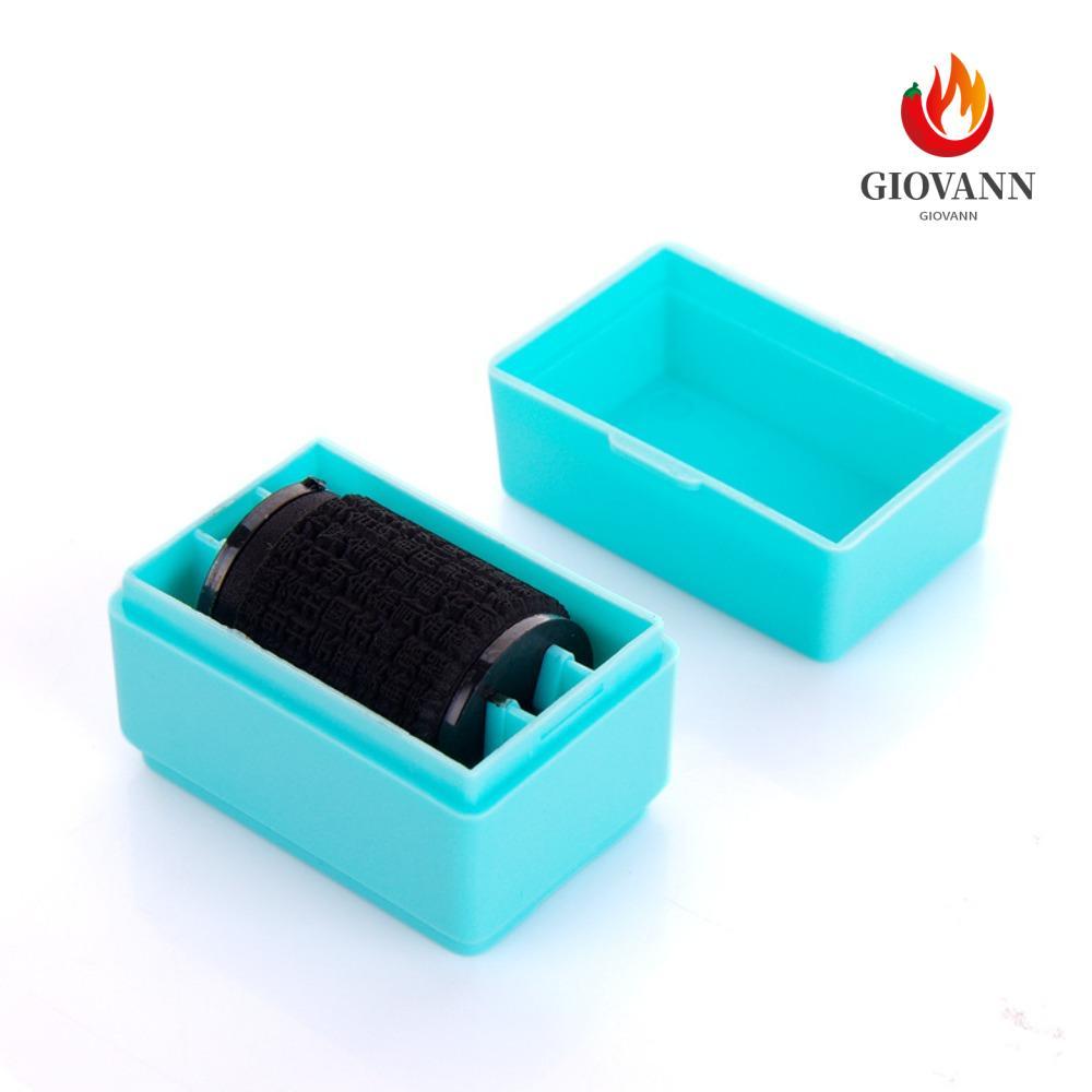 GIOVANNI ความเป็นส่วนตัว Smearity Stamp, ABS Privacy Stamp Roller Privacy Seal, Theft Protection Con
