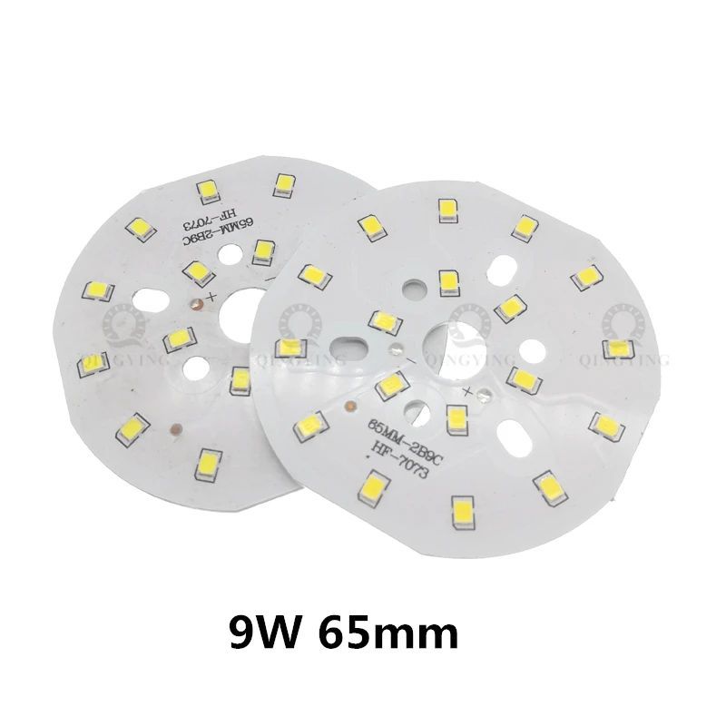 10ชิ้น9วัตต์2835 SMD นํา พีซีบี แผงโคมไฟ58มิลลิเมตร65มิลลิเมตร78มิลลิเมตร smd2835ความสว่างสูงคณะกรรม