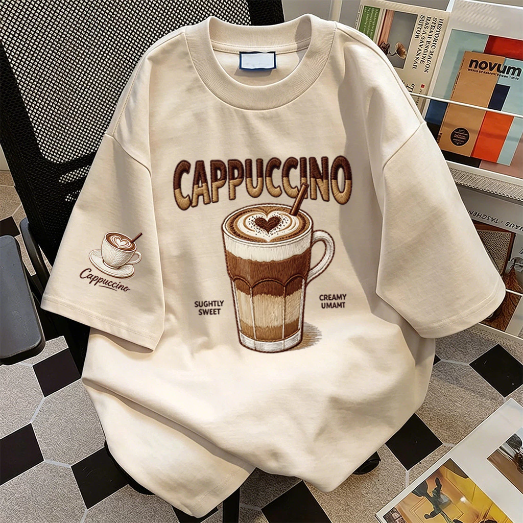 COD（จัดส่งตลอด 24 ชั่วโมง）BOOM ขายดี!! เสื้อ Oversize ดอกไม้มาดิ ป้าย เสื้อเกาหลี