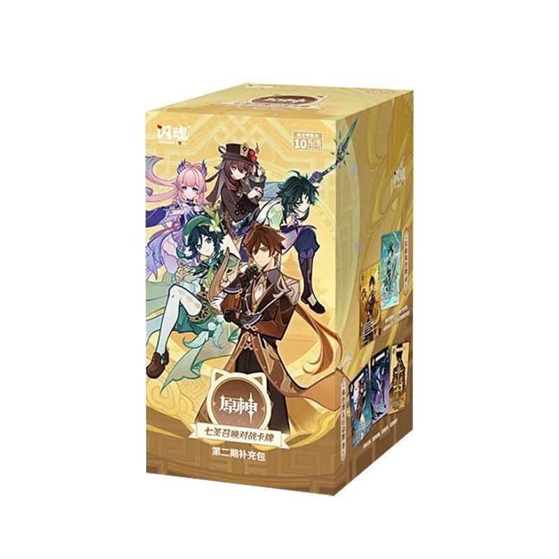 ของแท้ Genshin Card Phase 2 Authing Battle Card Phase 2 Booster Pack Game Merchanded ของแท้