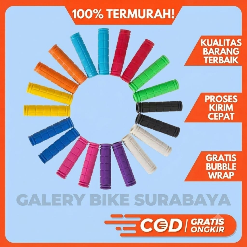 Super Soft จักรยาน Handlebar Hand Grip เช่น Oury Handle Grip MTB BMX Fixie Minivelo Minion Commuter 