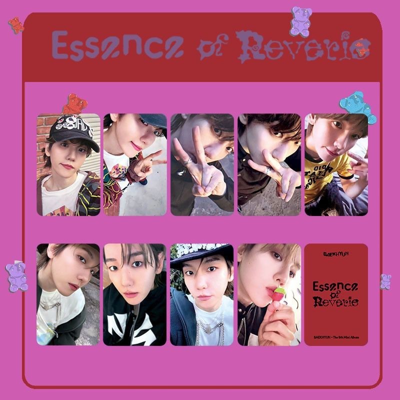 BAEKHYUN MINI5 อัลบั้ม ESSENCE OF REVERIE SELFIE Photocard 8.13
