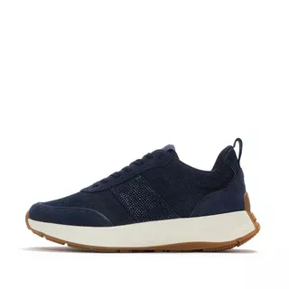 FITFLOP F-MODE FLOW CRYSTAL DENIM/SUED รองเท้าผ้าใบผู้หญิง รุ่น A0V-D71 สี DENIM