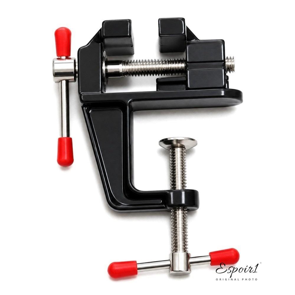 ESPOIR Hobby Bench Vise,อลูมิเนียมClamp On Design Mini Work Bench Vise,แบบพกพาBench Vice Mount Minia