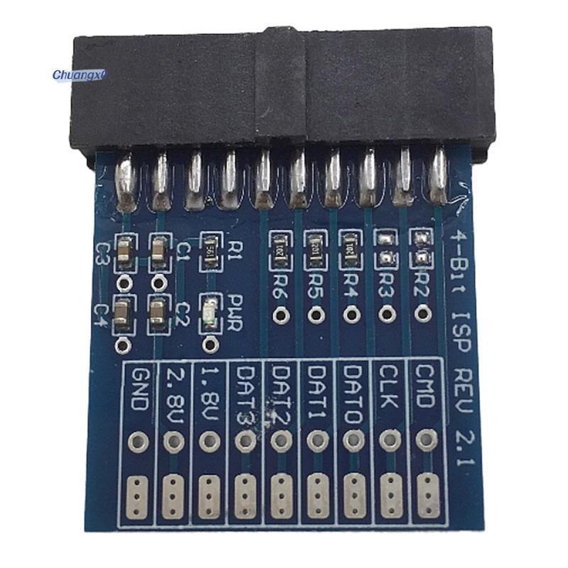 Chuangtfx03 อะแดปเตอร์ใหม่ JTAG , ISP 4-BIT ISP REV 2.1 สําหรับ Easy Jtag Plus Box / เครื่องมือ ESAY