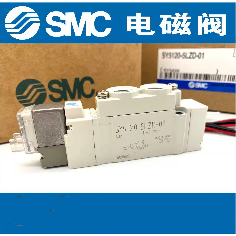SMC Original Solenoid วาล์ว SY5120/5220/5320-5DZD-01/-5D/-5DZ/-4DD/-C6-C8