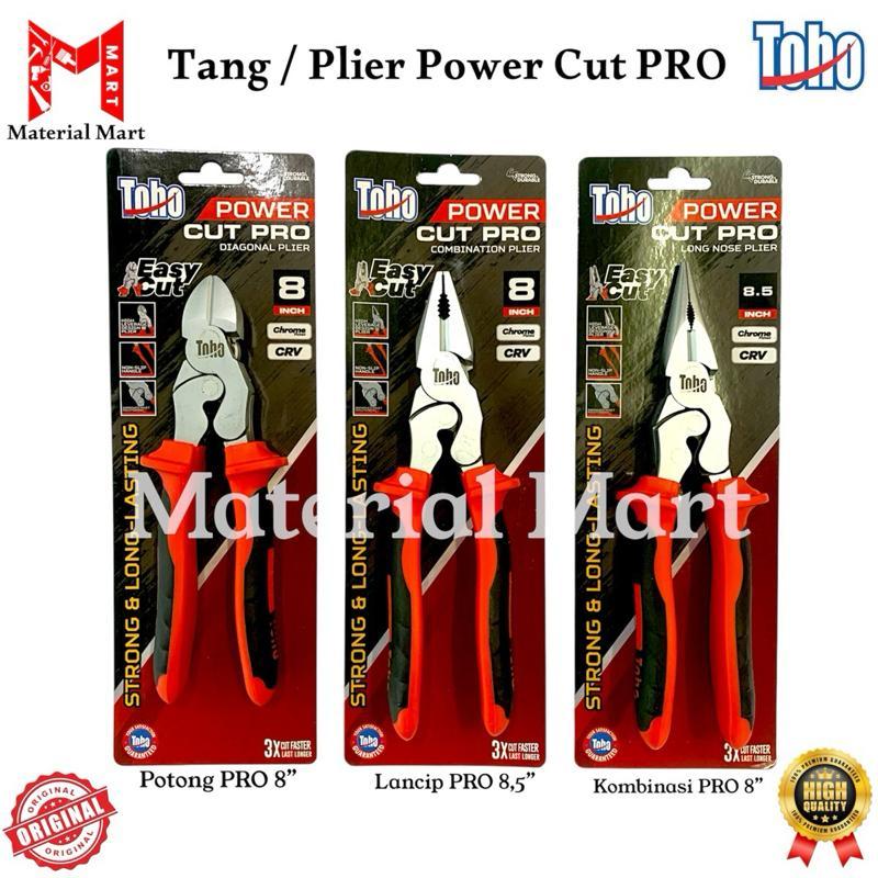 คีมตัด Toho 8 นิ้ว Power Cut PRO | Toho 8.5 คีมปากแหลม | คีมรวม 8 ชิ้น Toho | คีมปากเฉียง | คีมปากจิ