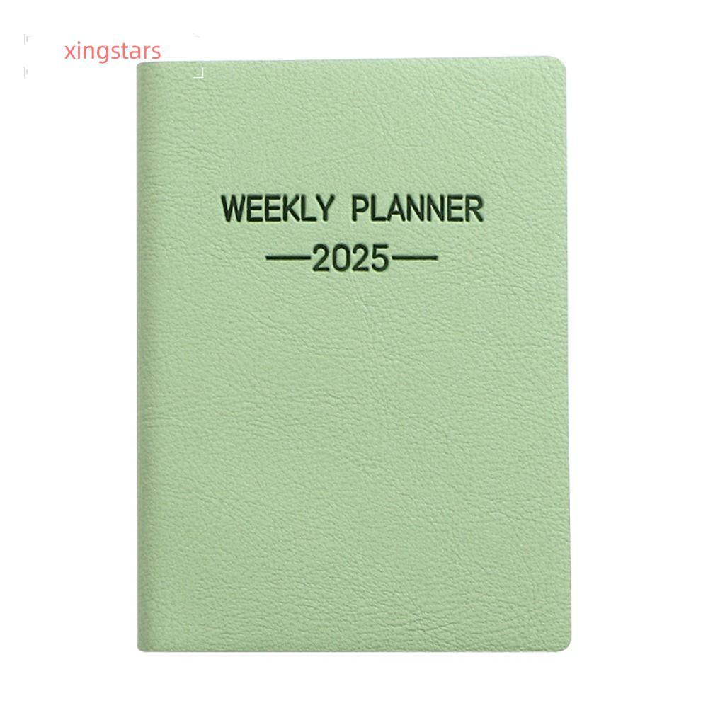 XINGSTARS 2025 สมุดวางแผน To Do List with Calendar 2025 Agenda Book, Creative Morandi Color A6/A7 En