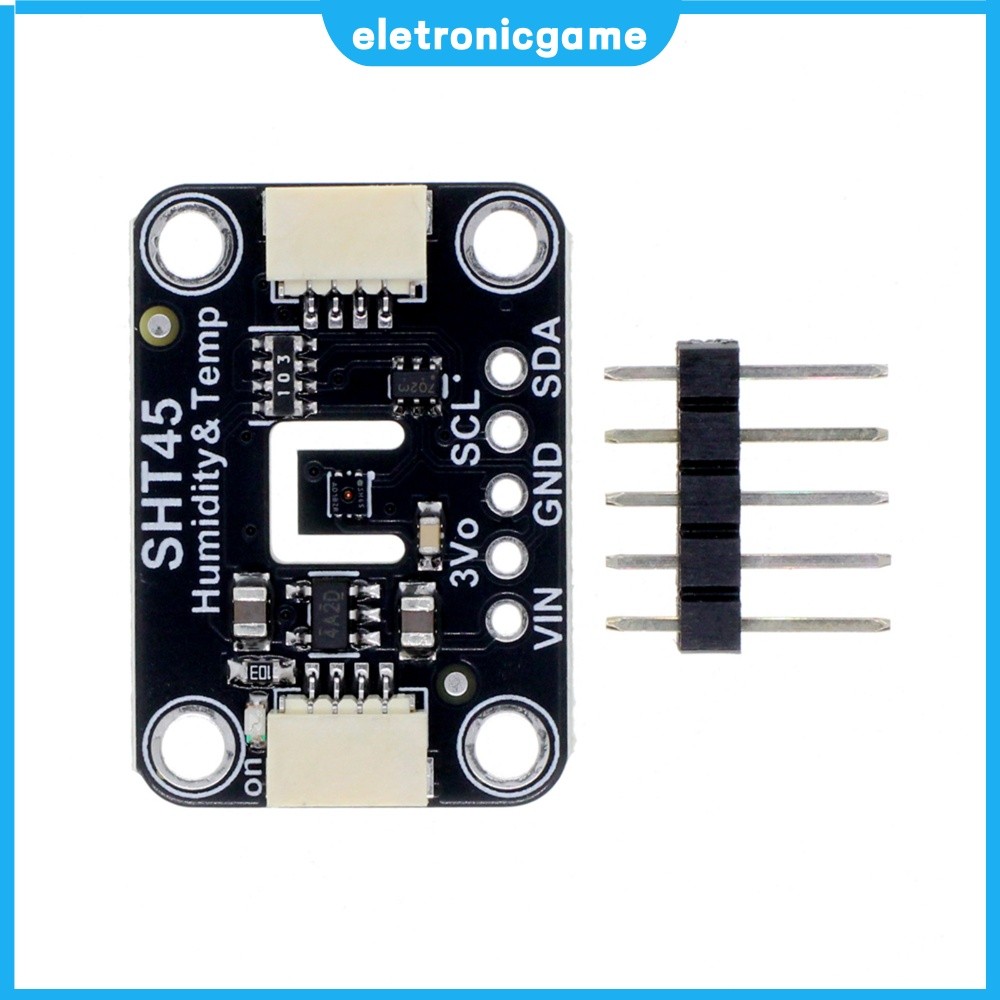SHT45 โมดูลเซ็นเซอร์ความชื้นอุณหภูมิ I2C สําหรับ STEMA QT Qwiic 3.3V 5V 0-100% RH [eletronicgame.th]