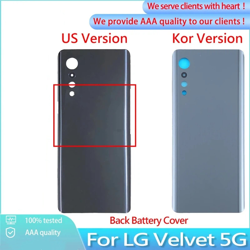 Original สําหรับ LG กํามะหยี่ 5G ฝาหลังแบตเตอรี่ G9 LM-G900N LM-G900EM LM-G900 LM-G900TM กรณีด้านหลั