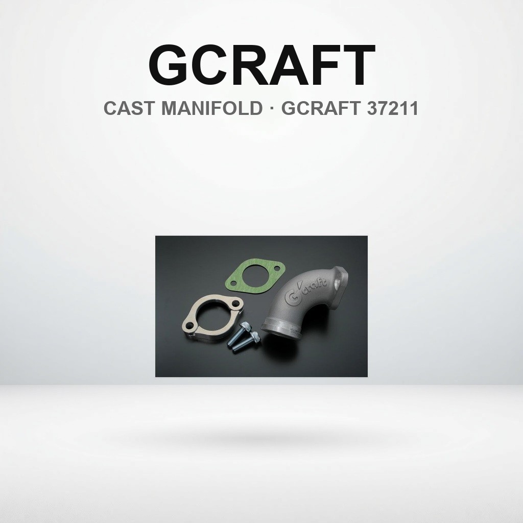 ท่อร่วมไอดีปรับได้ Gcraft (Cast, Bolt-On) สำหรับ Honda Monkey/Gorilla 37211 | Gcraft Adjustable Cast