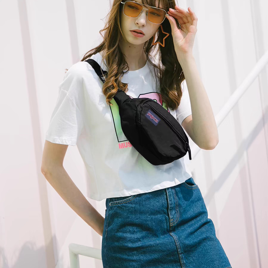 สินค้าคงคลังแบบเก่า Clearance JanSport อินเทรนด์กลางแจ้ง All-Match ผู้ชายผู้หญิง Casual กระเป๋าคาดเอ
