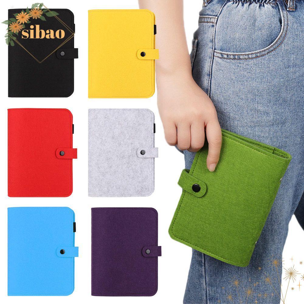 SIBAO A5 A6 Felt Notebook Fashion Office Supplies Travel Diary Portable Diary