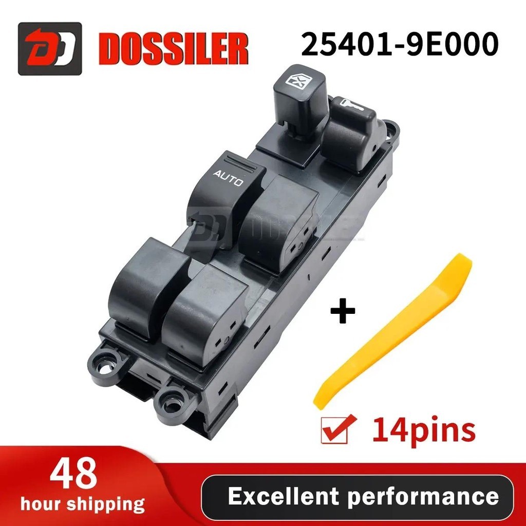 25401-9E000 Dossiler สําหรับ Nissan Altima Sentra Frontier Xterra Legacy Baja Power Window Master สว