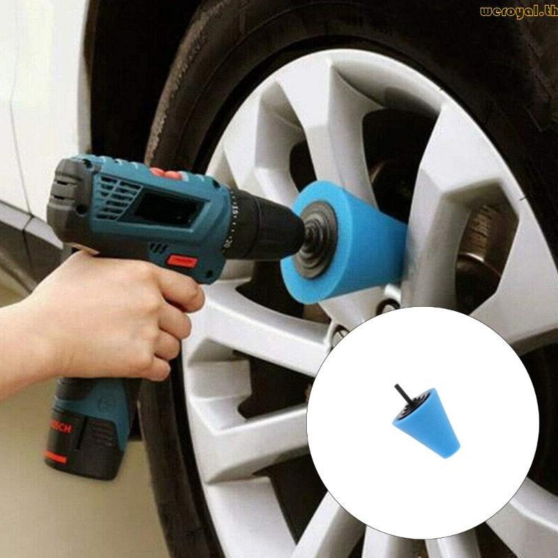 Weroyal เครื่องมือทําความสะอาดล้อฟองน้ําโฟมขัดรถยนต์สําหรับล้อรถ Auto Care
