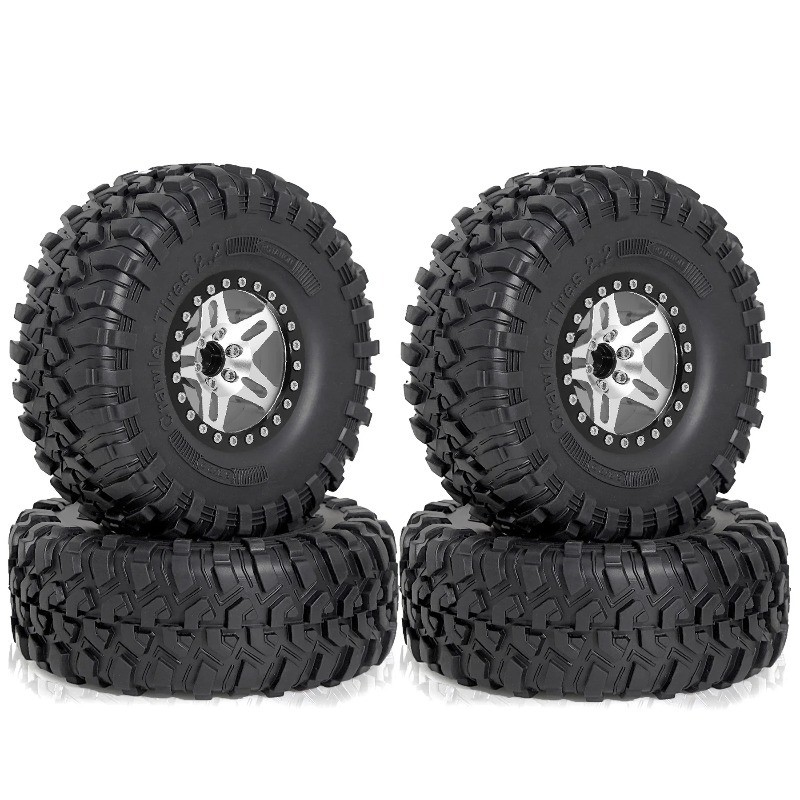 สําหรับ 2.2 ในล้อยาง 1/10 SCX10 II 90046 SCX10 III AXI03007 SCX10 Pro TRX4 TRX6 Gen7 Gen8 D90 VS4-10