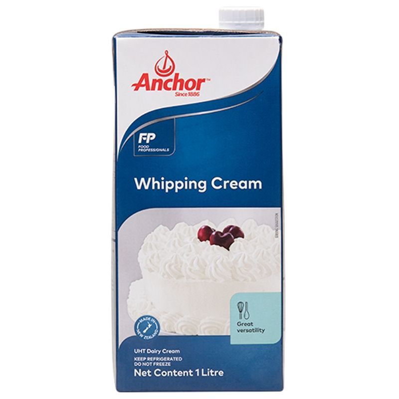 แองเคอร์วิปปิ้งครีม 1ลิตร Anchor Whipping Cream 1ltr. [หมายเลขบาร์โค้ด 9415007303510 ]