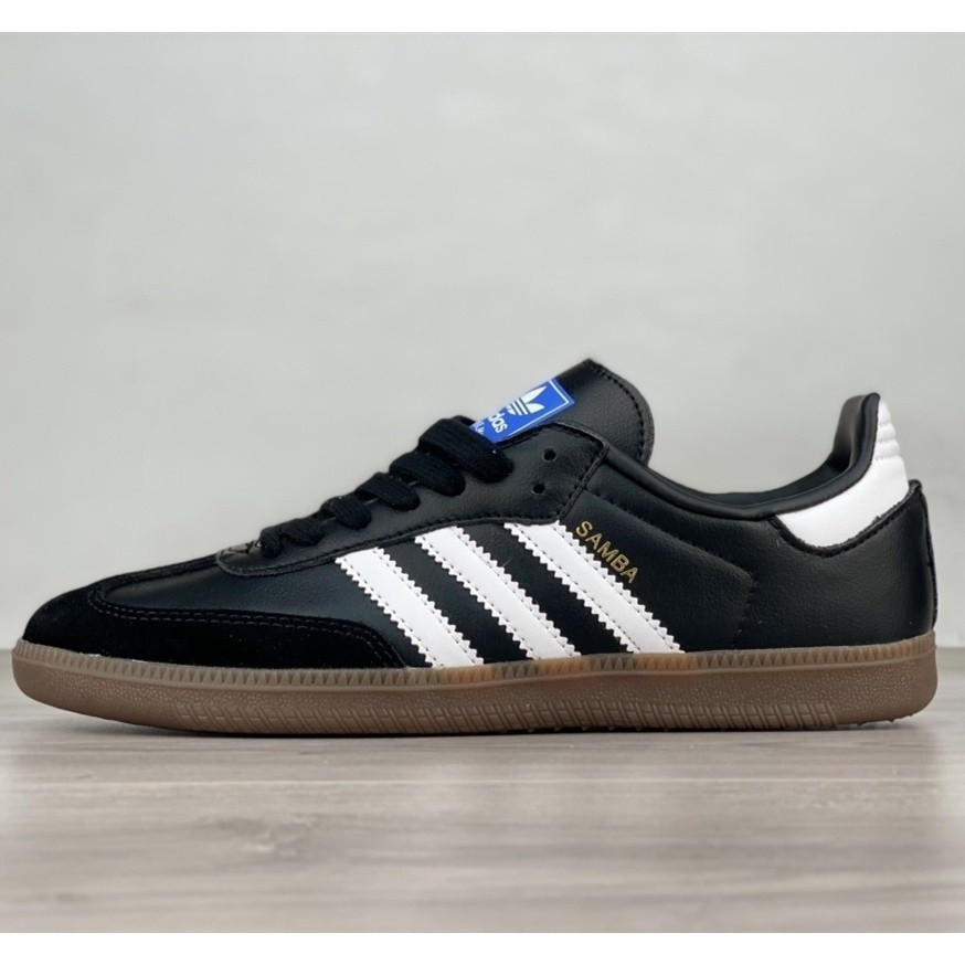 Samba OG Club สีดําย้อนยุคผู้ชายผู้หญิงรองเท้าผ้าใบ unisex m97b