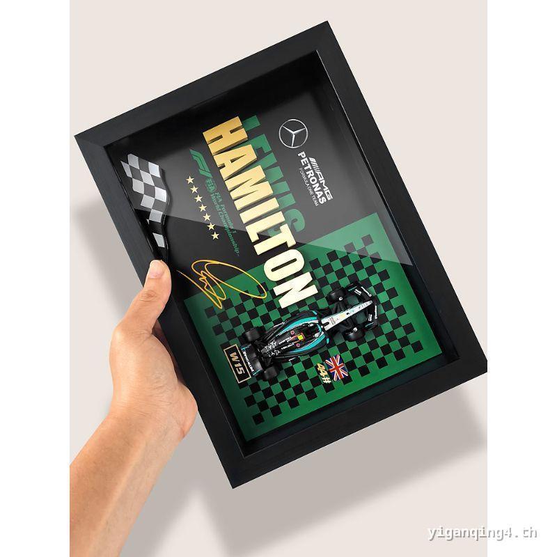 Mercedes Benz F1 Mercedes-Benz F1 Mercedes Hamilton Car Model Photo Frame Rider Signature Commemorat