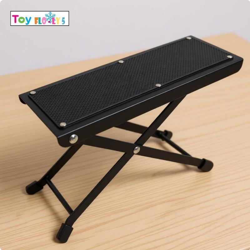 [Flurishroly5] Guitarist Foot Rest ปรับโลหะแข็งแรง Ergonomic Foot Stool สําหรับกีตาร์ไฟฟ้าอุปกรณ์เสร